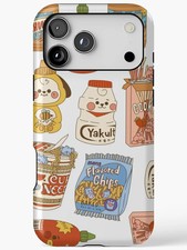 NEW Cute Baby Food Art Aesthetic Full Piece Tough Phone Case For iPhone