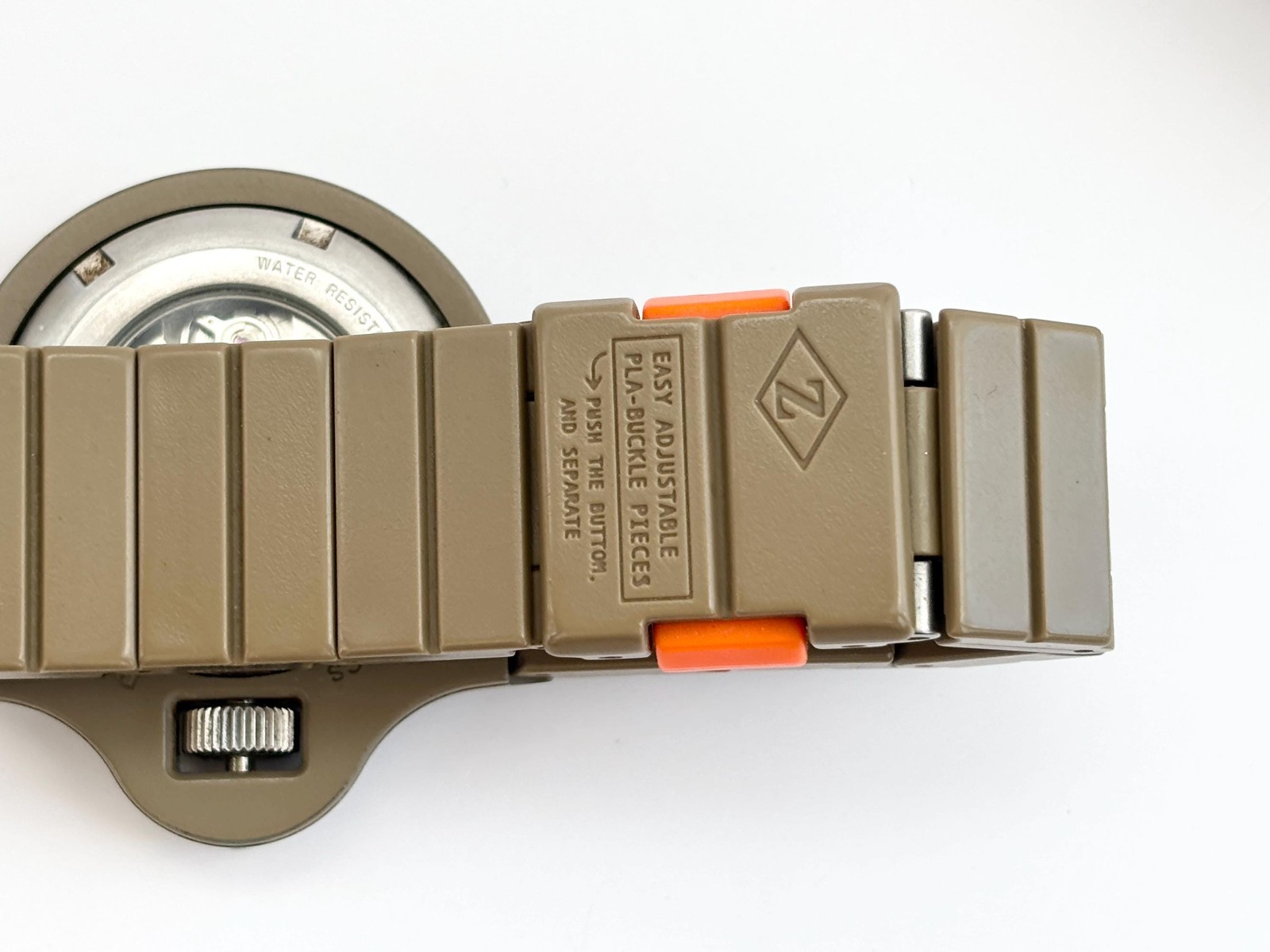 SEIKO Cabane De Zucca JDM Giugiaro Khaki utomatic Vintage E-7S36-0250 Watch image 3