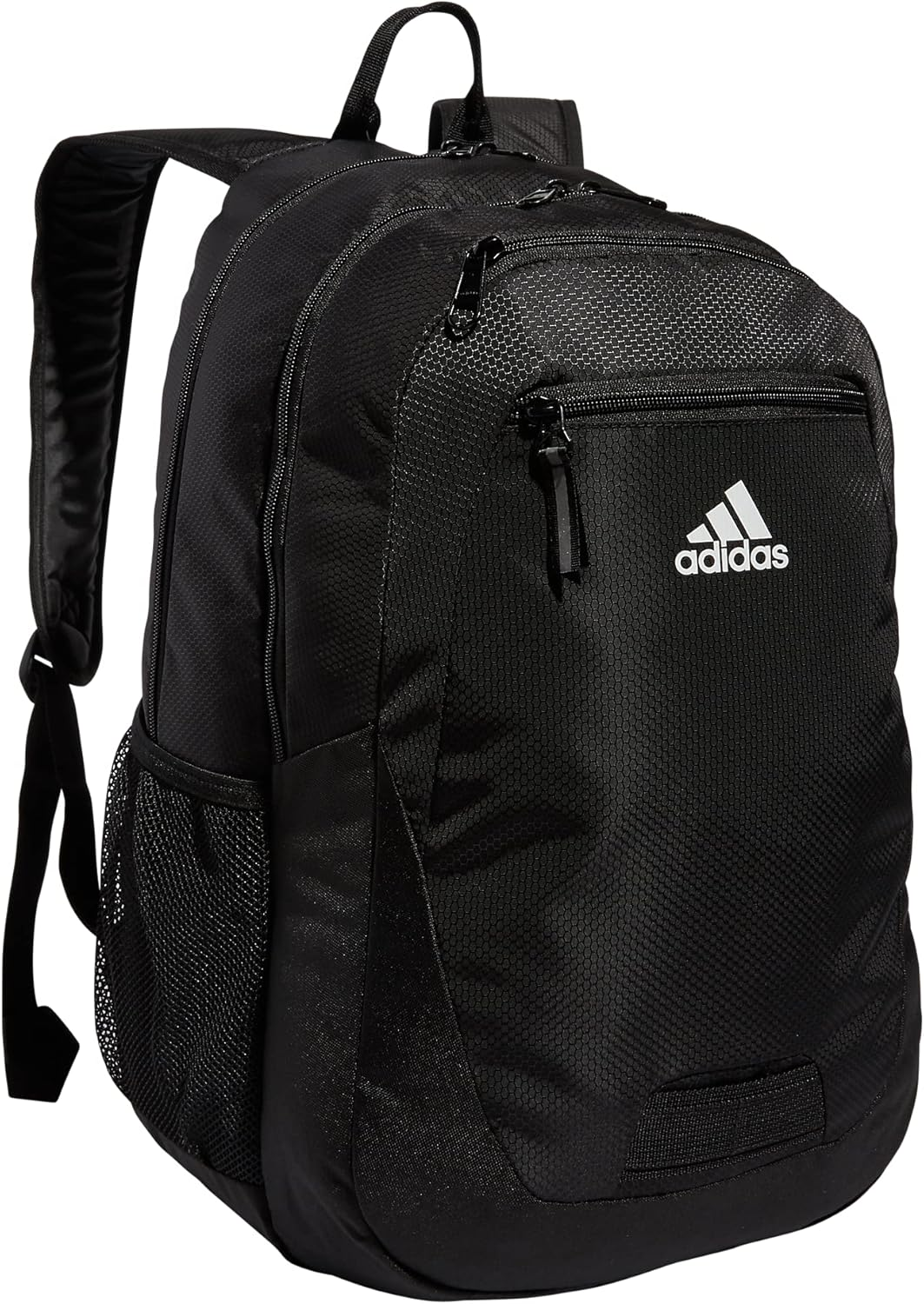 Durable Black & White Large Laptop Backpack for Gym & Travel