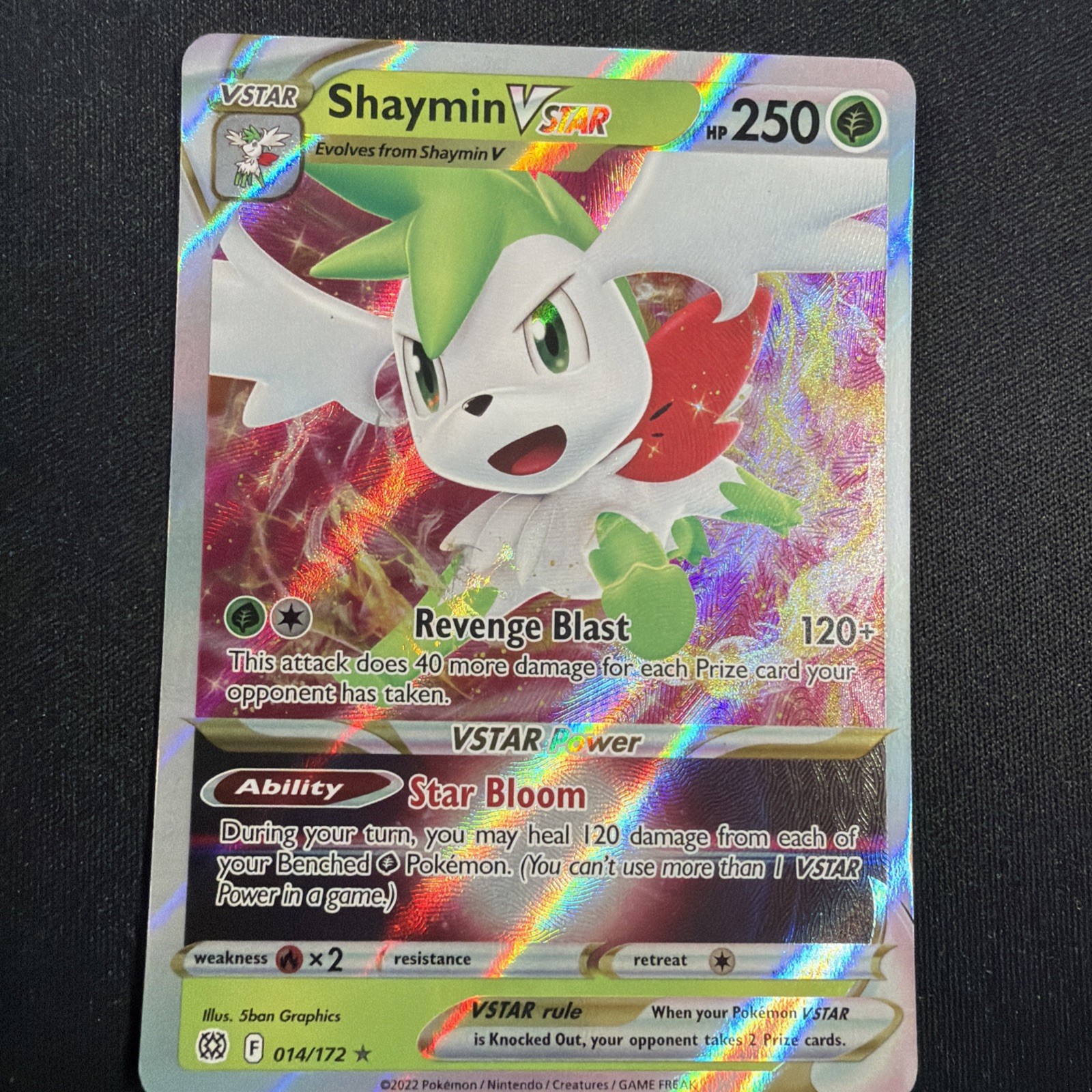 Shaymin Vstar #14 Brilliant Stars