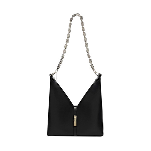 GIVENCHY Cut-Out Handbags Leather Black Free Shipping | Duties Paid