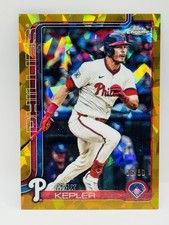 Max Kepler 2025 Topps Chrome Update Base Sapphire Gold Sapphire /50 KG