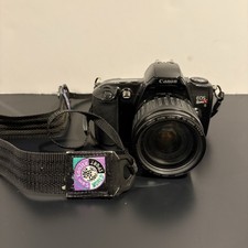 Canon EOS Rebel XS 35mm Camera w/ Canon 35-105mm Lens Untested As Is No Battery