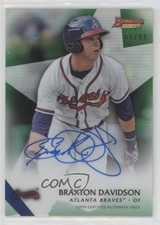 2015 Bowman's Best of Green Refractor 67/99 Braxton Davidson #B15-BD Auto 0r4