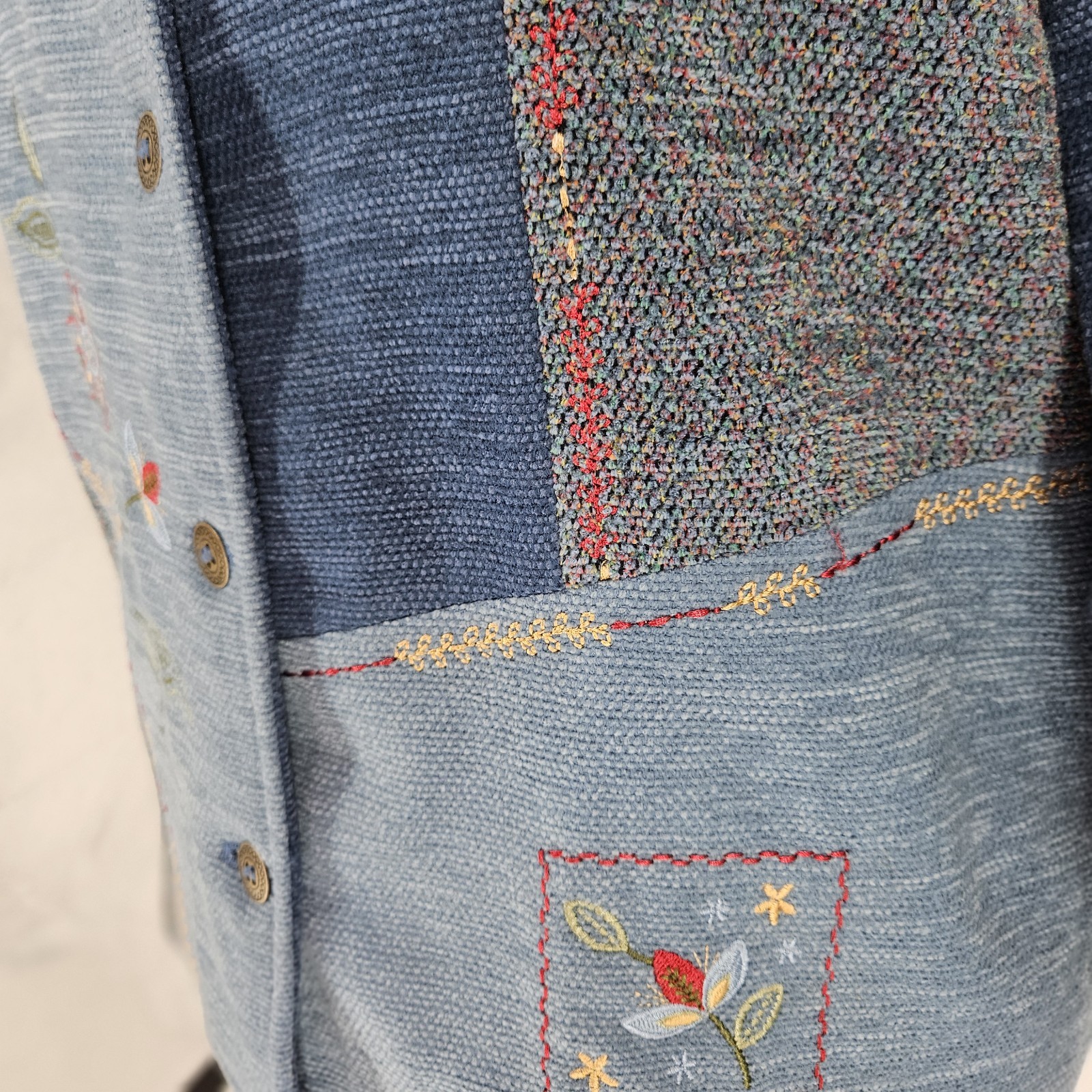 Alfred Dunner Embroidered Patchwork Jacket Cottag… - image 5