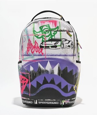 Sprayground Stencil Shark Attack Split Backpack
