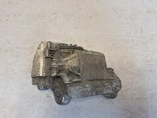 Vintage 1977 Cutout Bergamot Semi Trailer Belt Buckle Truck Driver Rig USA Y-38