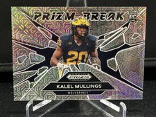 KALEL MULLINGS 2025 Prizm Draft Picks Prizm Break RC Mojo /25 Michigan Titans RB