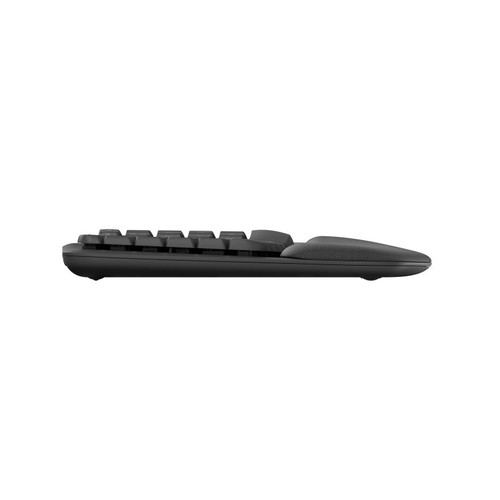Tastiera Ergonometrica Wireless Logitech Wave Keys | Layout Italiano QWERTY | Design Onde Per Comodità | Grafite