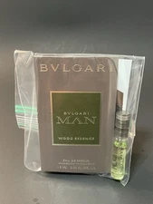 BULGARI “MAN : WOOD ESSENCE” : EAU DE PARFUM SAMPLE NEW Vial
