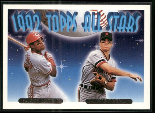 Barry Larkin / Travis Fryman #404 1993 Topps card