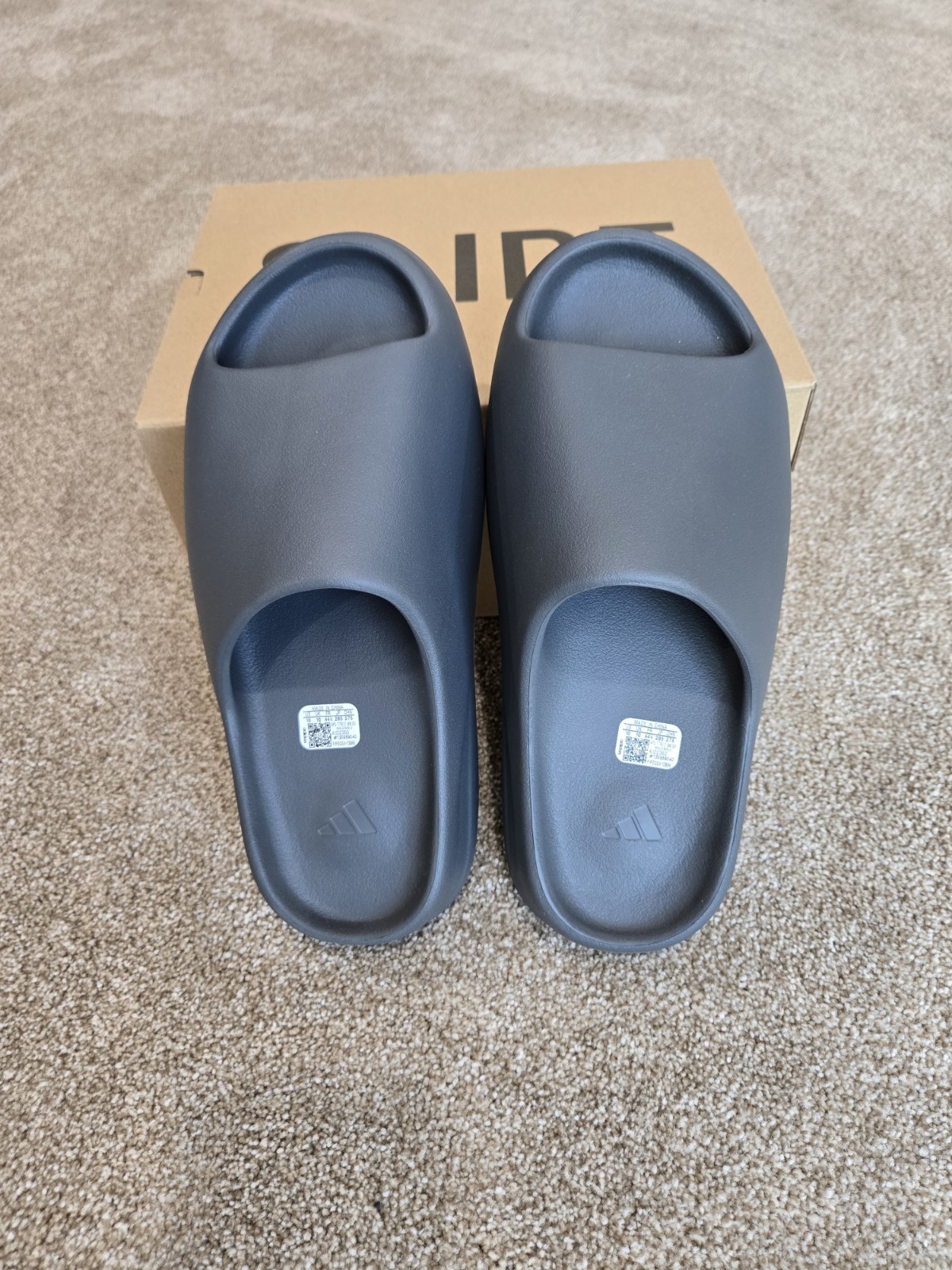 Adidas Yeezy Slide Slate Grey ID2350 Men's SZ 10 image 2