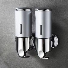 Shampoo and Conditioner Dispenser Wall Mounted Soap Dispenser for Kitchen Sink