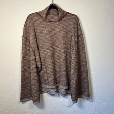 We The Free Marled Cowl Neck Oversized Sweater Boho Size XL Cozy Chic