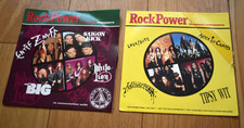 2 x ROCK POWER MAGAZINE 7in RECORDS 1991 - Alice In Chains, Mr Big, White Lion