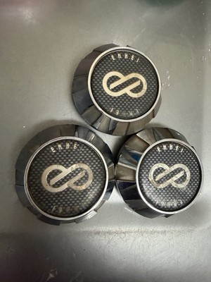 ENKEI CENTER CAP CC-152 Chrome 2 -7/8''OD Center Hubcap Cover #CC-152 SET OF 3
