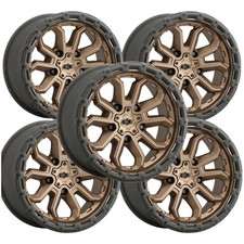 Set Of 5 Vision 405 Korupt 20x10 5x5 -25mm Bronze Wheels Rims 20 Inch