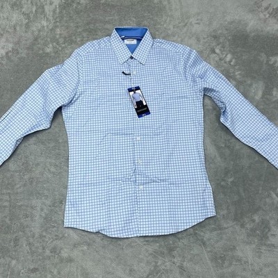 duchamp men's slim fit dress shirt Duchamp London Textured Solid Dress Shirt 15.5 main image 1