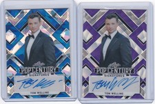 2 CARD LOT  2022 LEAF POP CENTURY  AUTO TOM WELLING #1/25 & 3/30 U.S.BIDS ONLY