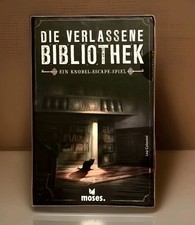 Escapespiel: Moses Die Verlassene Bibliothek ab 10J Neu Originalversiegelt Topp