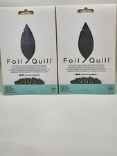 NEW We R Memory Keepers 30 Count Silver Swan Heat Activated Foil Sheets 4x6"