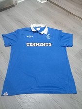 Vintage Glasgow Rangers FC Home Shirt - 2010 - Size Large - Umbro - VGC