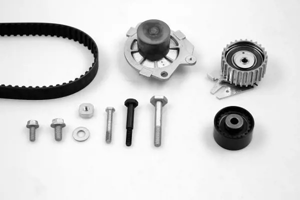 Hepu Pompe À Eau + Kit De Courroie De Distribution Pk10555 Pk10555 Alfa Romeo;Fiat;Opel;Saab;Suzuki;Vauxhall - Image 2