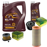 Motor-ÖL 6L Mannol Elite 5W-40+MANN-FILTER FüR Renault Megane I LA0/1_ 1.9 Tdi