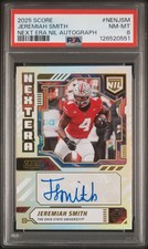 2025 Panini Score Jeremiah Smith BUCKEYES RC Next Era NIL Auto #NEN-JSM PSA 8