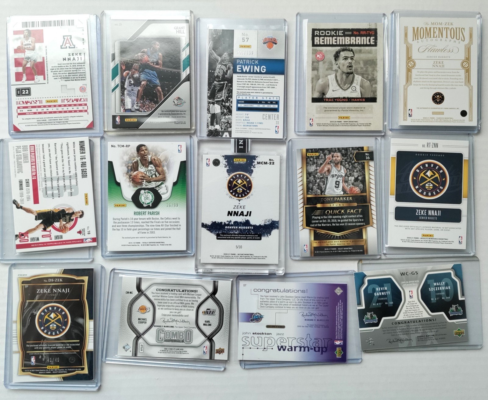 14x Auto Patch LOT /10 /25 Ewing FLAWLESS Autograph GARNETT Trae ROOKIE /49 /99 view 7