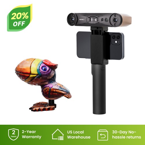 Revopoint INSPIRE2 3D Laser Scanner Handheld Outdoor Scan For 3D Printer 0.05mm