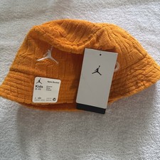 Jordan Kids Apex Bucket Hat, 8-20, Orange UPF 40 Beach Vacation Vented 28 NWT