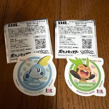 Pokemon sticker sticker set of 2 31 31 not for sale
