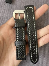 Vintage Watch Strap 18 mm  Leather Nos Top Quality V66 