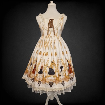 Sweet Lolita JSK Dream & Doll Music Print  Golden Gallery  Häschen-Orchester