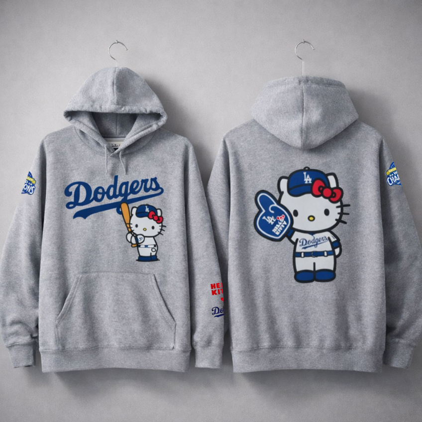 HOT NEW! Hello Kitty Dodgers Grey Hoodie Giveaway 2026 Limited