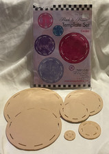 Back to Basics Template - CIRCLES - Set of 6 Laser Cut Circle Templates - EUC