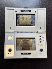 Nintendo Game & Watch Oil Panic Pinball 2-Piece Set Junk Japan