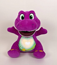 Fisher-Price Barney's World Heart Glow Plush Toy With 40 Songs Sounds Phrases