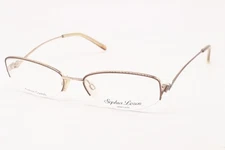 NEW SOPHIA LOREN 183 GOLD AUTHENTIC DESIGNER FRAMES EYEGLASSES 55-17