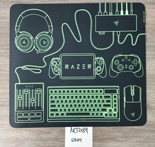 NEW Razer Cloth Gaming Mouse Pad Large Black Green SHIPS IN 1 DAY