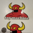 3 Toy Machine Skaboards Devil Man STICKERS Vintage 1990's — photo 5