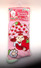 Hosiery Network Strawberry Shortcake Crew Socks 1 Pair Women's 9-14