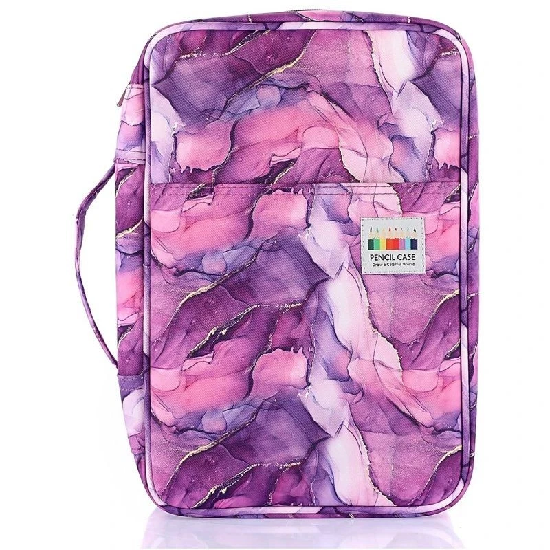 Colored Pencil Case 300 Slots Pen Bag Organizer Multilayer Holder