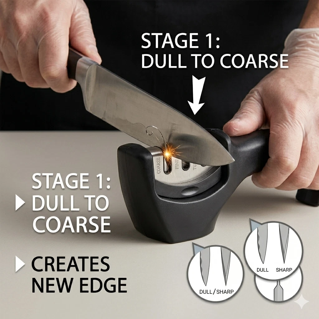 Sharpening Kitchen Tool Diamond Tungsten Steel Sharpening Stone