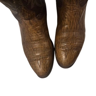 CRISTOBAL ROMERO ウエスタンブーツ　レザー　ビンテージ Cristobal Romero Cowboy Boots Brown Leather mens 7.5 Western Wear