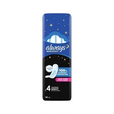 Image of Always Maxi Night Pads 10 Sanitary Towels Choose Pack