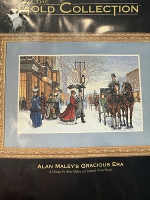 VTG Dimensions Gold Collection Gracious Era by Alan Maley Cross Stitch Kit #3821