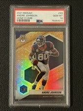 2021 Mosaic PSA 10 Andre Johnson Honeycomb #89 Pop 5 Houston Texans HOF Case Hit