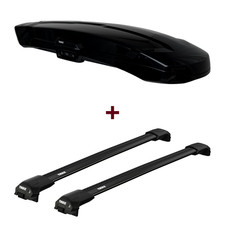 Dachbox Thule Vector Alpine + Dachträger Thule für Nissan X-Trail I Typ T30 neu